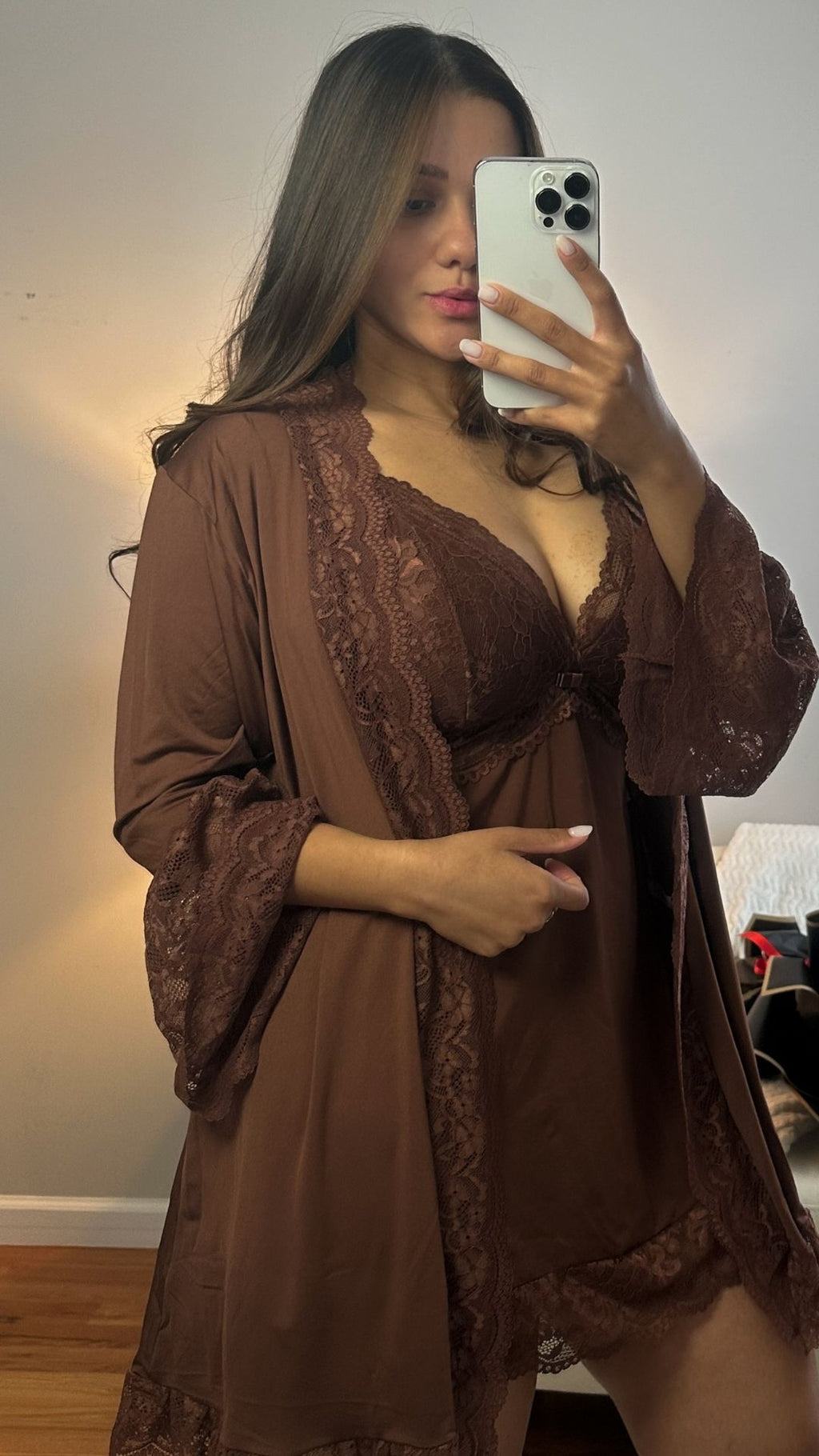 Nightgown & Robe Set