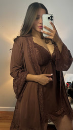 Nightgown & Robe Set